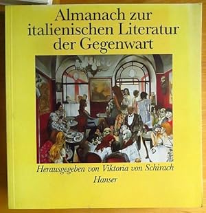 Bild des Verkufers fr Almanach zur italienischen Literatur der Gegenwart. hrsg. von Viktoria von Schirach. [Mit Karikaturen von Tullio Pericoli] zum Verkauf von Antiquariat Blschke