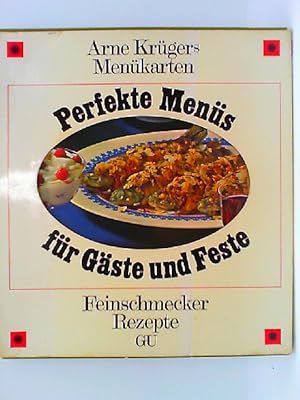 Seller image for Menkarten. Feinschmecker-Rezepte?Perfekte Mens fr Gste und Feste for sale by mediafritze