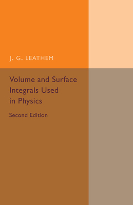 Imagen del vendedor de Volume and Surface Integrals Used in Physics (Paperback or Softback) a la venta por BargainBookStores