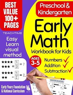 Image du vendeur pour Early Math Workbook for Kids: Preschool & Kindergarten Number Tracing, Addition & Subtraction Basic Math Workbooks for Kids (Beginner Math Preschool (Paperback or Softback) mis en vente par BargainBookStores