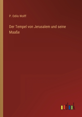 Imagen del vendedor de Der Tempel von Jerusalem und seine Maa�e (Paperback or Softback) a la venta por BargainBookStores