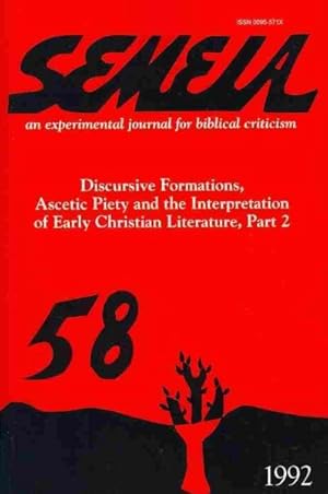 Imagen del vendedor de Discursive Formations, Ascetic Piety and the Interpretation of Early Christian Literature a la venta por GreatBookPrices