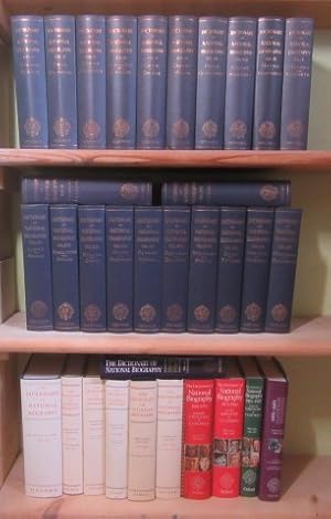 Bild des Verkufers fr The Dictionary of National Biography from the Earliest Times to 1900, complete in 22 Volumes, (with) Twentieth Century to 1990, in 10 Volumes, and Missing Persons zum Verkauf von BRIMSTONES