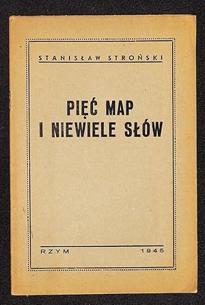 Bild des Verkufers fr Piec map i niewiele slw. zum Verkauf von Librairie Lettres Slaves - Francis