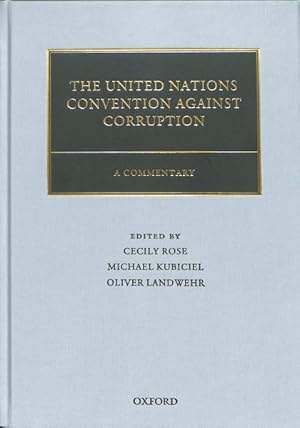 Immagine del venditore per United Nations Convention Against Corruption : A Commentary venduto da GreatBookPrices