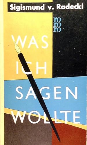 Seller image for Was ich sagen wollte for sale by Die Buchgeister