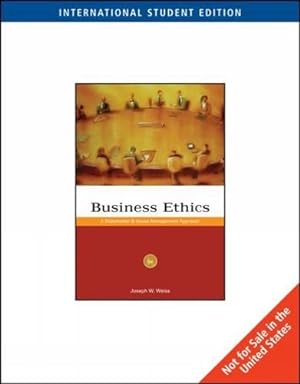 Seller image for Business Ethics: A Stakeholder and Issues Management Approach for sale by WeBuyBooks