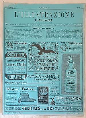 L'ILLUSTRAZIONE ITALIANA ANNO XXXV - N. 8 - 23 FEBBRAIO 1908,