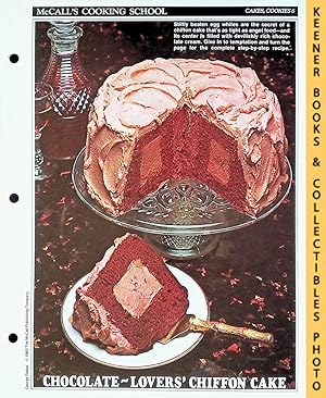 McCall's Cooking School Recipe Card: Cakes, Cookies 6 - Chocolate Mousse Cake : Replacement McCal...