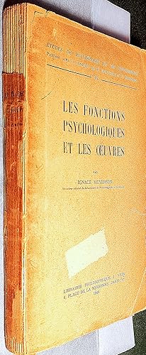 Bild des Verkufers fr Les Fonctions psychologiques et les oeuvres zum Verkauf von Le Chemin des philosophes