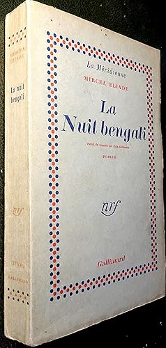 Imagen del vendedor de La Nuit bengali. (Maytreyi) a la venta por Le Chemin des philosophes