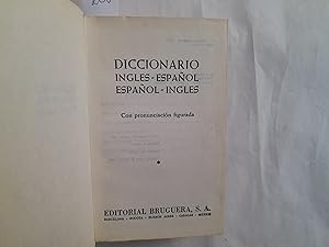Imagen del vendedor de Diccionario Ingls-espaol, Espaol, ingls. a la venta por Librera "Franz Kafka" Mxico.