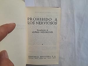 Imagen del vendedor de Prohibido a los nerviosos. a la venta por Librera "Franz Kafka" Mxico.