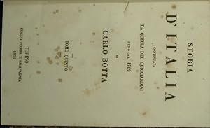 Storia d'Italia continuata da quella del Guicciardini sino al 1789 - Voll. V e VI