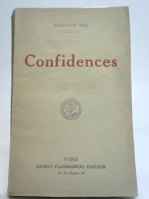 Seller image for Confidences for sale by World of Rare Books