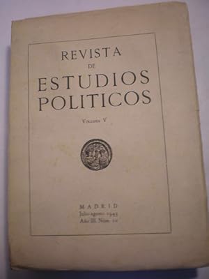 Imagen del vendedor de Revista de Estudios Polticos NUm. 10. Julio Agosto 1943 a la venta por Librera Antonio Azorn