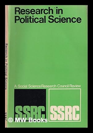 Imagen del vendedor de Research in political science a la venta por MW Books