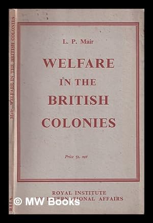 Imagen del vendedor de Welfare in the British Colonies a la venta por MW Books