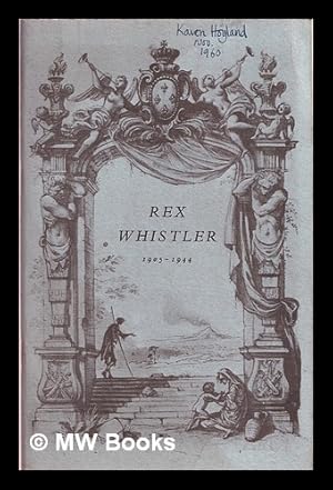 Seller image for Rex Whistler, 1905-1944 : a memorial exhibition for sale by MW Books
