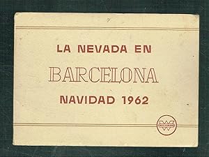 La nevada en Barcelona (Navidad 1962). 6 postales a color.