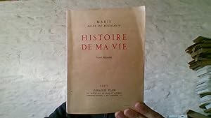 Seller image for Histoire de ma vie tome premier for sale by Librairie La cabane aux bouquins