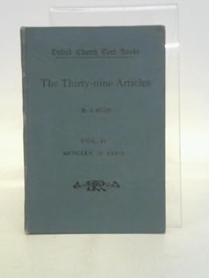 Seller image for The Thirty-Nine Articles, Their History and Explanation, Vol. II for sale by World of Rare Books