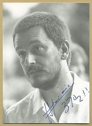 Bild des Verkufers fr Jean-Jacques Beineix (1946-2022) - Signed photo - Cannes 1986 zum Verkauf von PhP Autographs