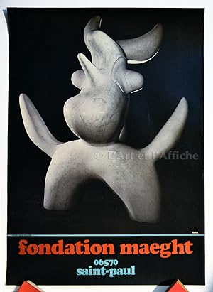 MIRO Fondation Maeght Saint-Paul, Affiche exposition originale.