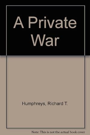 Seller image for A Private War for sale by WeBuyBooks