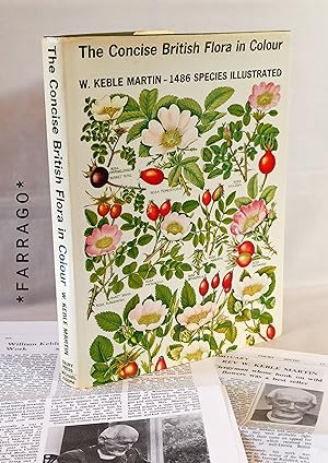 Imagen del vendedor de The Concise British Flora in Colour. (Together with printed copies of two obituaries for the Rev. William Keble Martin; one from the Court Social pages, the other in 'The Bookseller', from December, 1969. by Raleigh Trevelyan) a la venta por FARRAGO