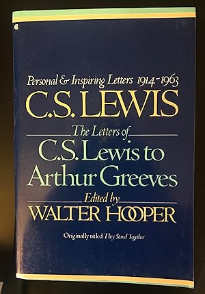 Seller image for The Letters of C.S. Lewis to Arthur Greeves, 1914-1963 for sale by Margaret Bienert, Bookseller