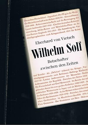 Seller image for Wilhelm Solf Botschafter zwischen den Zeiten for sale by manufactura