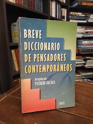 Breve diccionario de pensadores contemporáneos