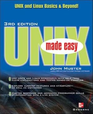 Bild des Verkufers fr UNIX Made Easy (Osborne Made Easy Series) zum Verkauf von WeBuyBooks