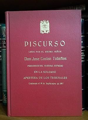 LA JUSTICIA Y SU CONTENIDO A LA LUZ DE LAS CONCEPCIONES CLASICAS Y MODERNAS. Discurso apertura de...