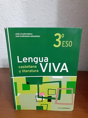 Image du vendeur pour LENGUA VIVA CASTELLANO Y LITERATURA 3 ESO mis en vente par Librera Maldonado