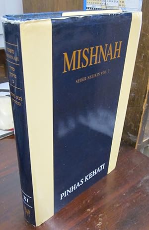 Bild des Verkufers fr The Mishnah - Seder Nezikin, Volume 2 zum Verkauf von Atlantic Bookshop