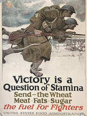 ORIGINAL WWI ERA RECRUITMENT POSTER | TAKE UP THE SWORD OF JUSTICE
