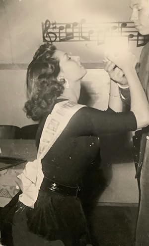Fotografia originale Sophia Loren Miss Lido Genova 1952