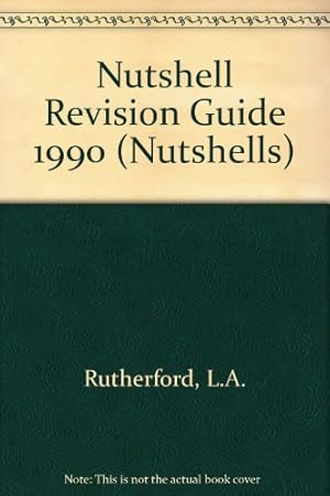 Bild des Verkufers fr Nutshell Revision Guide (Nutshells S.) zum Verkauf von WeBuyBooks