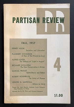 Bild des Verkufers fr Partisan Review, Volume 24, Number 4 (XXIV; Fall 1957) - includes A View of the Woods by Flannery O'Connor zum Verkauf von Philip Smith, Bookseller