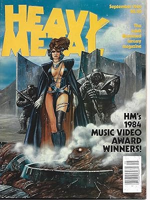 Seller image for Heavy Metal Adult Fantasy Magazine September 1984 for sale by Warren Hahn