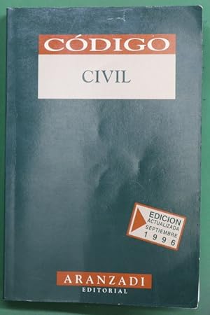 Image du vendeur pour Cdigo Civil mis en vente par Librera Alonso Quijano