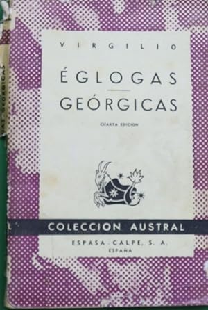 Imagen del vendedor de Eglogas Geórgicas a la venta por Librería Alonso Quijano