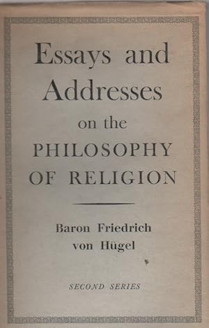 Seller image for Essays and Addresses on the Philosophy of Religion Second Series for sale by Biblio Pursuit