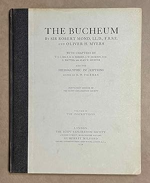 Seller image for The Bucheum. Vol. II: The inscriptions for sale by Meretseger Books