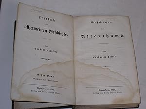 Bild des Verkufers fr Geschichte des Alterthums. Lehrbuch der allgemeinen Geschichte. Erster Band. zum Verkauf von Der-Philo-soph