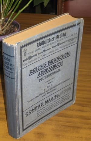 Reichs-Branchen-Adressbuch mit Telefonangabe für Industrie, Jandel und Gewerbe. Ausgabe 1934. Tei...