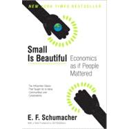 Imagen del vendedor de Small Is Beautiful: Economics as If People Mattered a la venta por eCampus