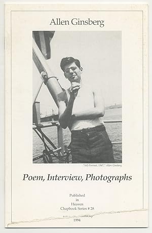 Seller image for Poem, Interview, Photographs (Heaven Chapbook Series #28) for sale by Between the Covers-Rare Books, Inc. ABAA